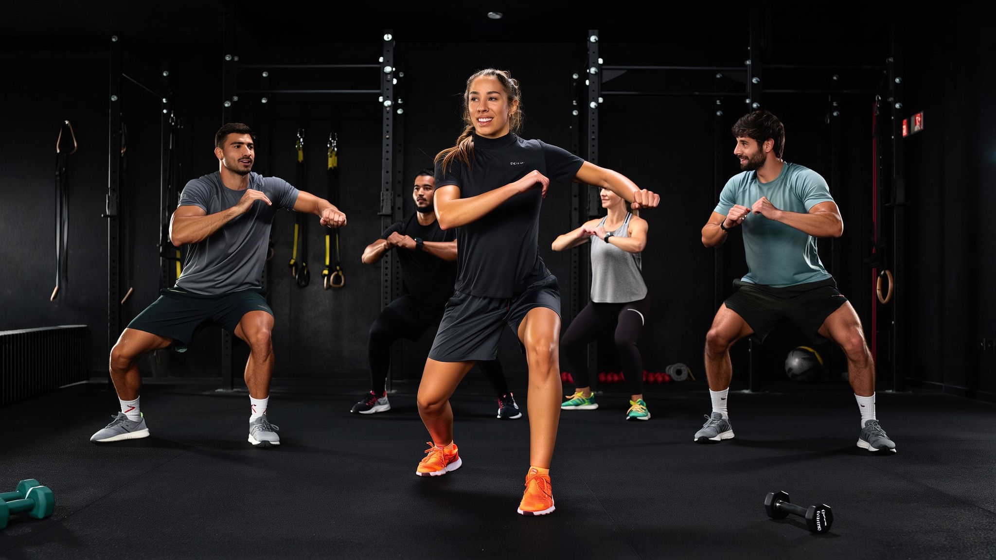 Group conditioning class