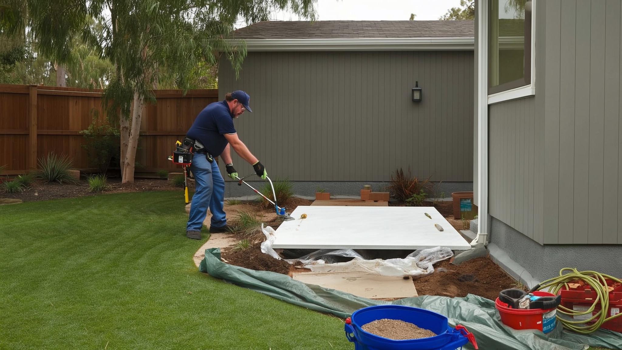 Hot water install · Gosford